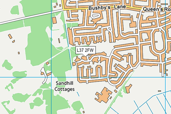 L37 2FW map - OS VectorMap District (Ordnance Survey)