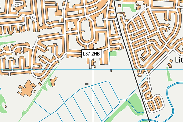 L37 2HB map - OS VectorMap District (Ordnance Survey)