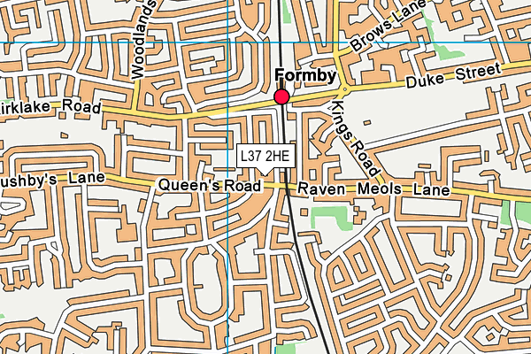 L37 2HE map - OS VectorMap District (Ordnance Survey)