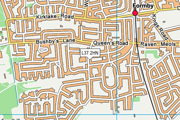 L37 2HN map - OS VectorMap District (Ordnance Survey)