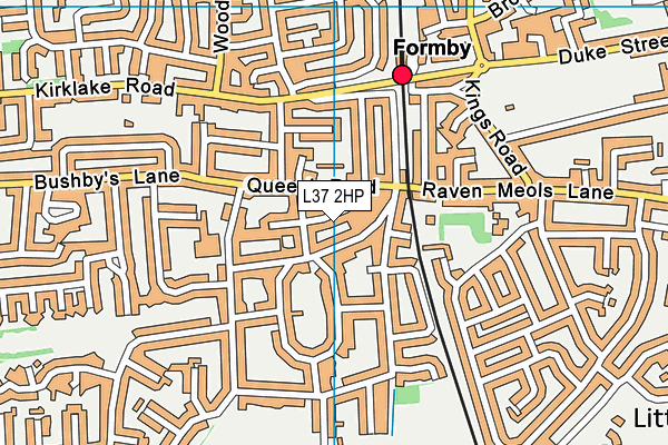 L37 2HP map - OS VectorMap District (Ordnance Survey)