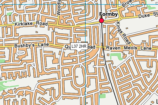 L37 2HR map - OS VectorMap District (Ordnance Survey)