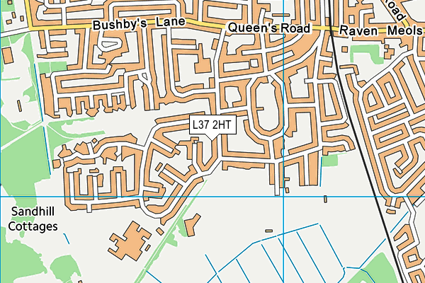 L37 2HT map - OS VectorMap District (Ordnance Survey)