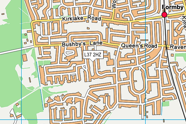 L37 2HZ map - OS VectorMap District (Ordnance Survey)