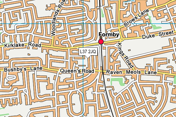 L37 2JQ map - OS VectorMap District (Ordnance Survey)