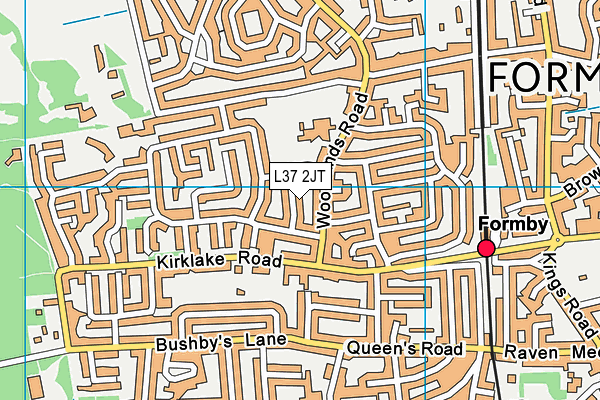 L37 2JT map - OS VectorMap District (Ordnance Survey)