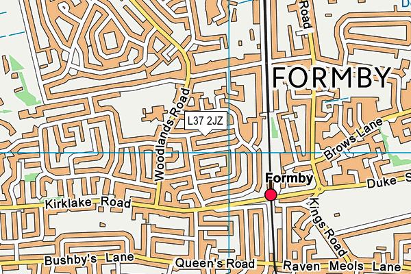 L37 2JZ map - OS VectorMap District (Ordnance Survey)