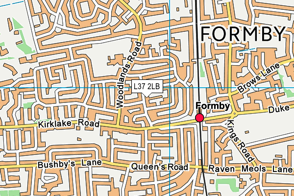 L37 2LB map - OS VectorMap District (Ordnance Survey)