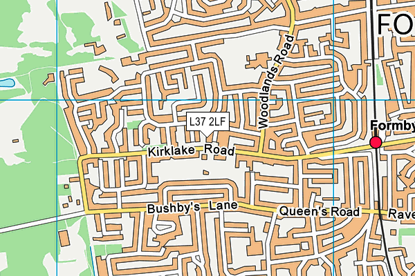 L37 2LF map - OS VectorMap District (Ordnance Survey)