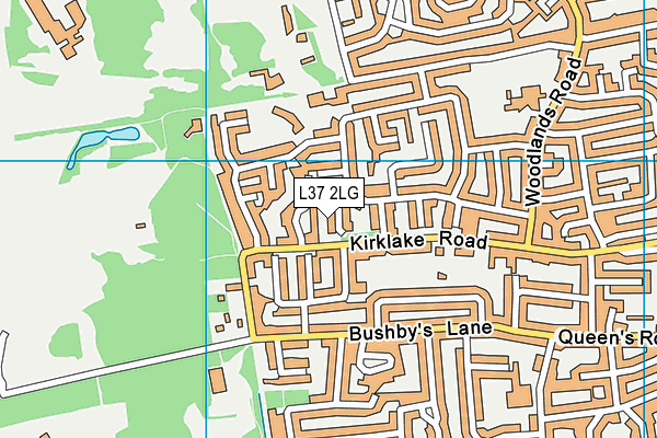 L37 2LG map - OS VectorMap District (Ordnance Survey)