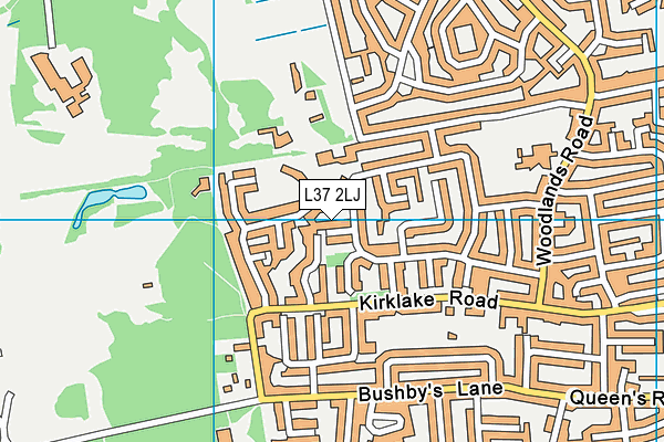 L37 2LJ map - OS VectorMap District (Ordnance Survey)