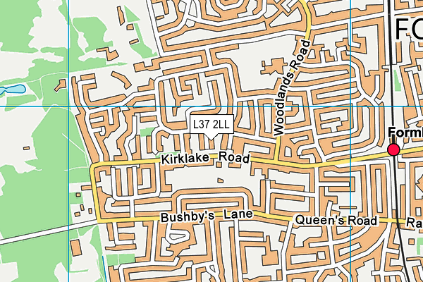 L37 2LL map - OS VectorMap District (Ordnance Survey)