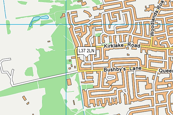 L37 2LN map - OS VectorMap District (Ordnance Survey)