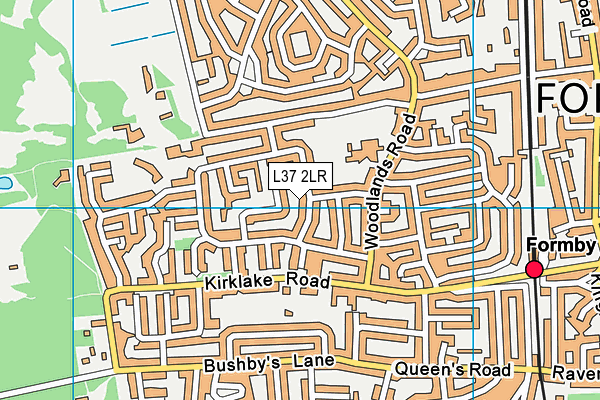 L37 2LR map - OS VectorMap District (Ordnance Survey)