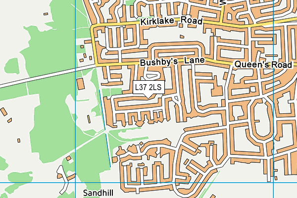L37 2LS map - OS VectorMap District (Ordnance Survey)