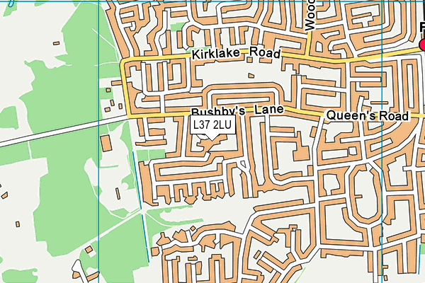 L37 2LU map - OS VectorMap District (Ordnance Survey)