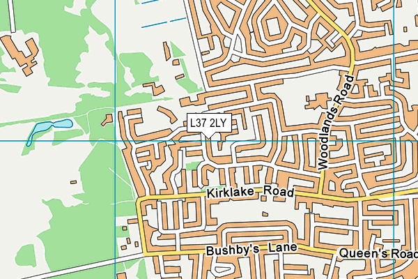 L37 2LY map - OS VectorMap District (Ordnance Survey)