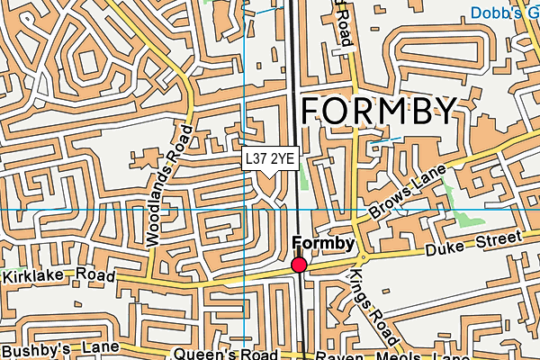 L37 2YE map - OS VectorMap District (Ordnance Survey)