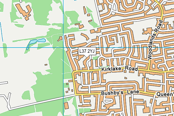 L37 2YJ map - OS VectorMap District (Ordnance Survey)