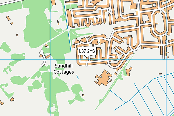 L37 2YS map - OS VectorMap District (Ordnance Survey)