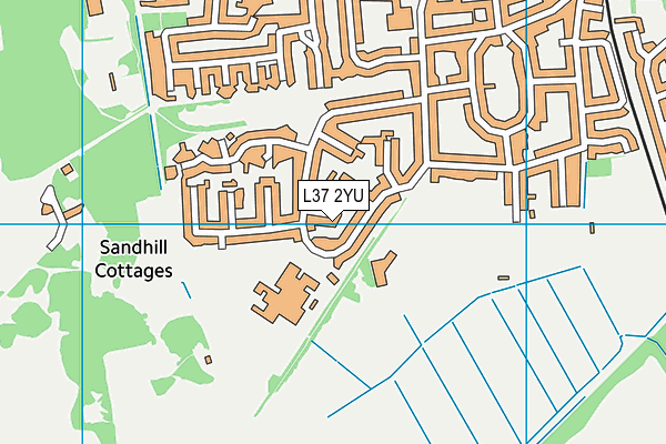 L37 2YU map - OS VectorMap District (Ordnance Survey)
