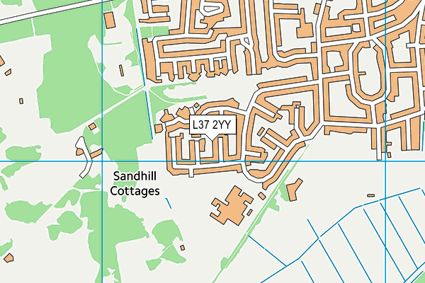 L37 2YY map - OS VectorMap District (Ordnance Survey)