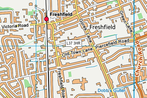 L37 3HR map - OS VectorMap District (Ordnance Survey)