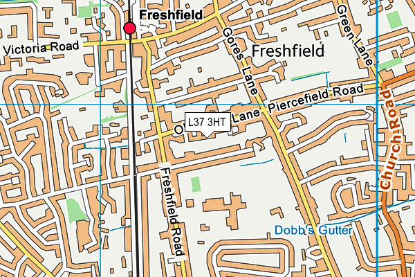 L37 3HT map - OS VectorMap District (Ordnance Survey)