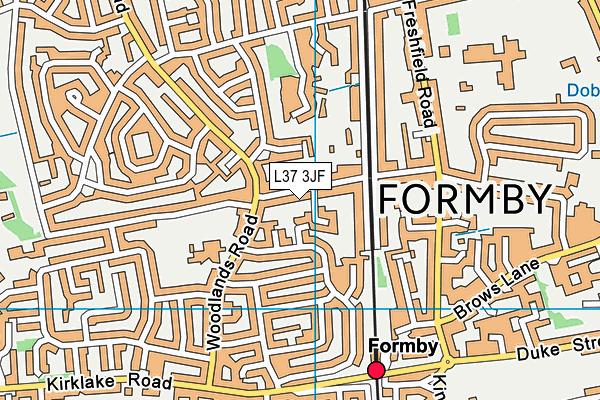 L37 3JF map - OS VectorMap District (Ordnance Survey)