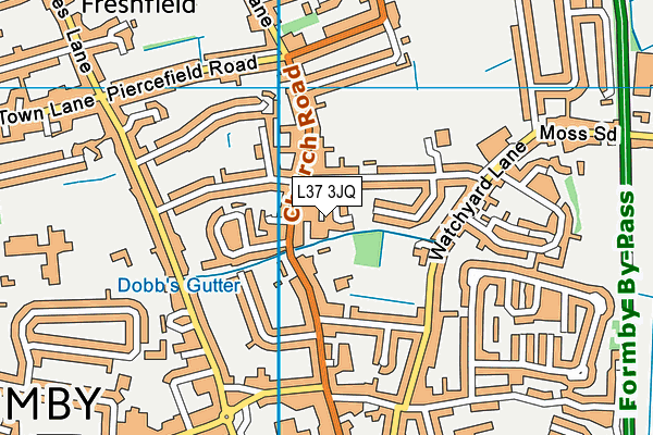 L37 3JQ map - OS VectorMap District (Ordnance Survey)