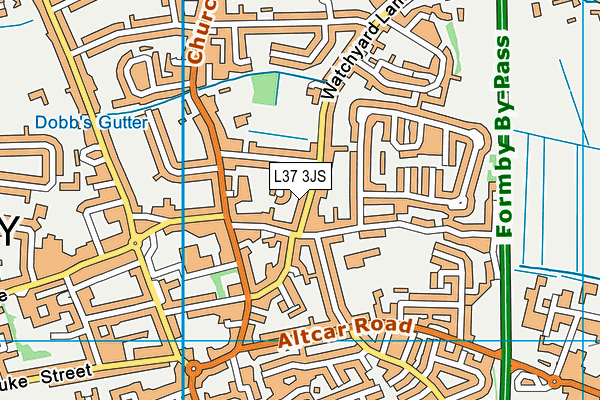 L37 3JS map - OS VectorMap District (Ordnance Survey)