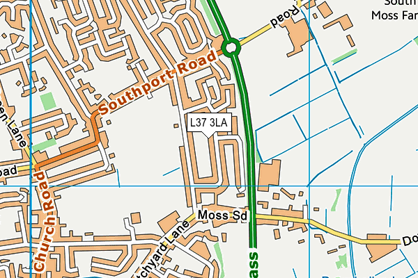 L37 3LA map - OS VectorMap District (Ordnance Survey)