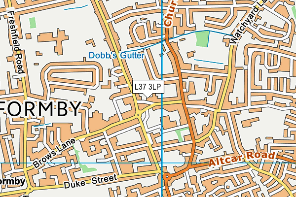 L37 3LP map - OS VectorMap District (Ordnance Survey)