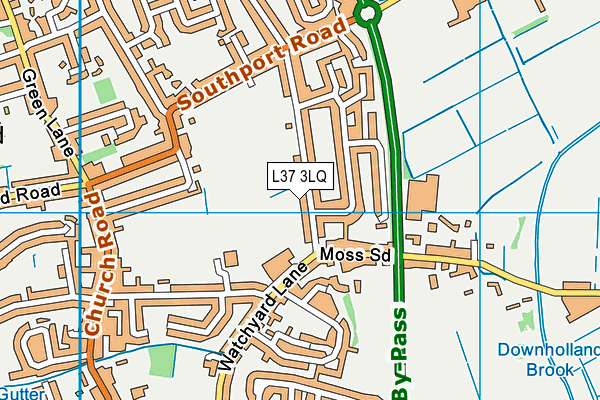 L37 3LQ map - OS VectorMap District (Ordnance Survey)