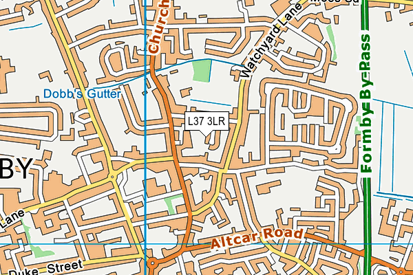 L37 3LR map - OS VectorMap District (Ordnance Survey)