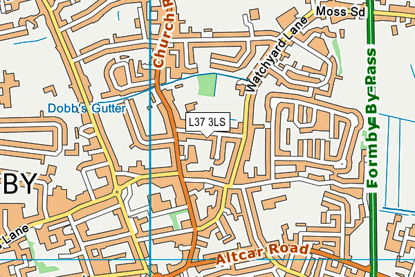 L37 3LS map - OS VectorMap District (Ordnance Survey)