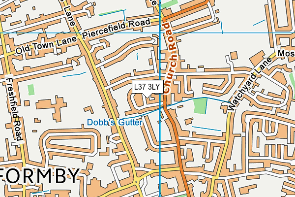 L37 3LY map - OS VectorMap District (Ordnance Survey)