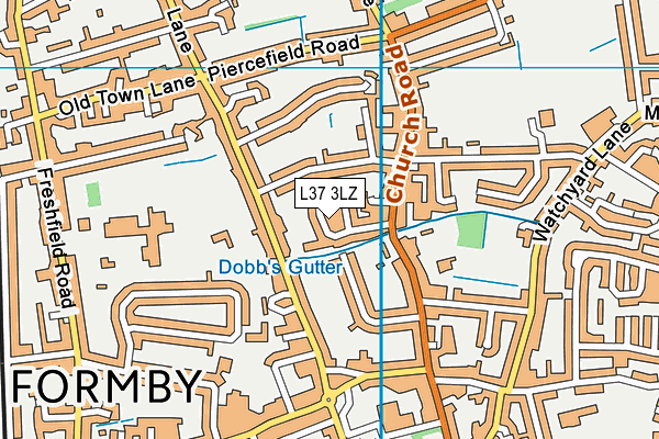 L37 3LZ map - OS VectorMap District (Ordnance Survey)