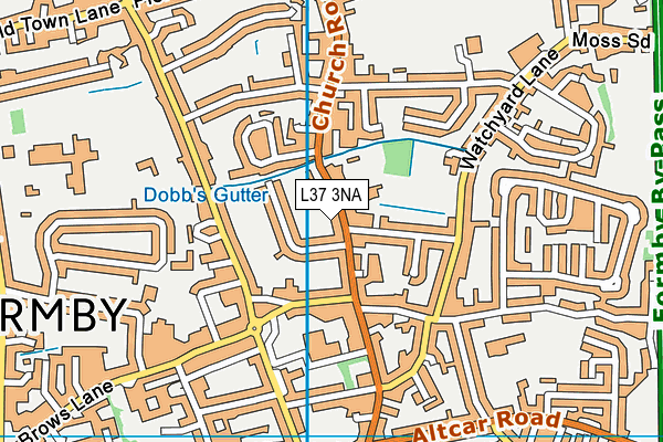 L37 3NA map - OS VectorMap District (Ordnance Survey)