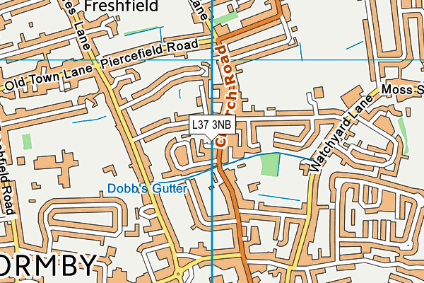 L37 3NB map - OS VectorMap District (Ordnance Survey)