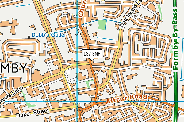 L37 3NF map - OS VectorMap District (Ordnance Survey)