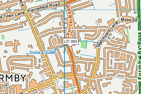 L37 3NG map - OS VectorMap District (Ordnance Survey)