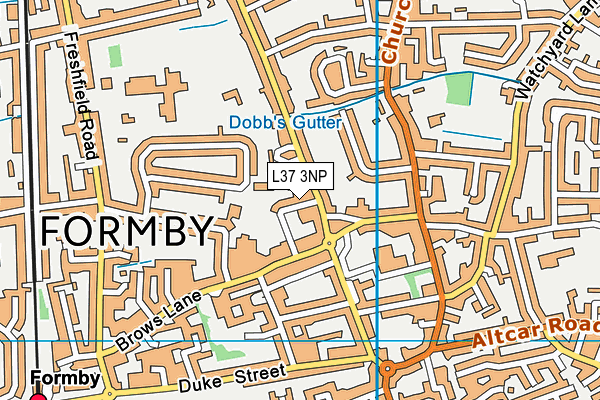 L37 3NP map - OS VectorMap District (Ordnance Survey)