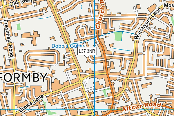 L37 3NR map - OS VectorMap District (Ordnance Survey)