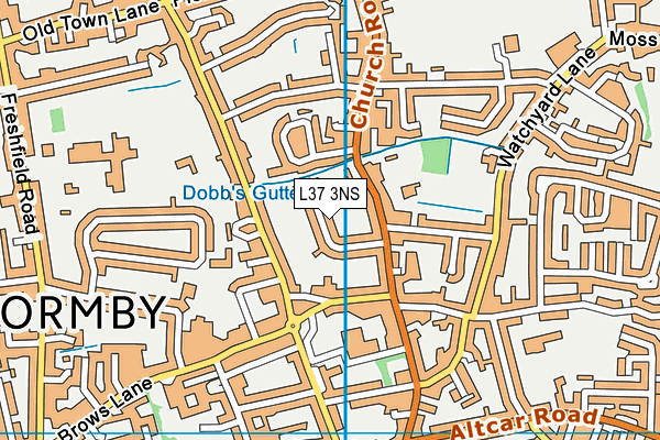 L37 3NS map - OS VectorMap District (Ordnance Survey)