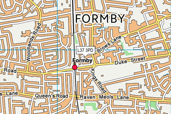 L37 3PD map - OS VectorMap District (Ordnance Survey)