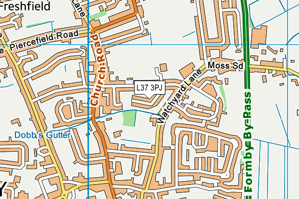L37 3PJ map - OS VectorMap District (Ordnance Survey)