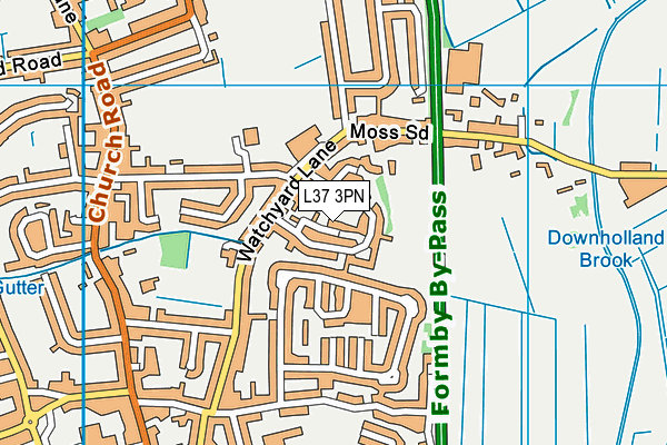 L37 3PN map - OS VectorMap District (Ordnance Survey)