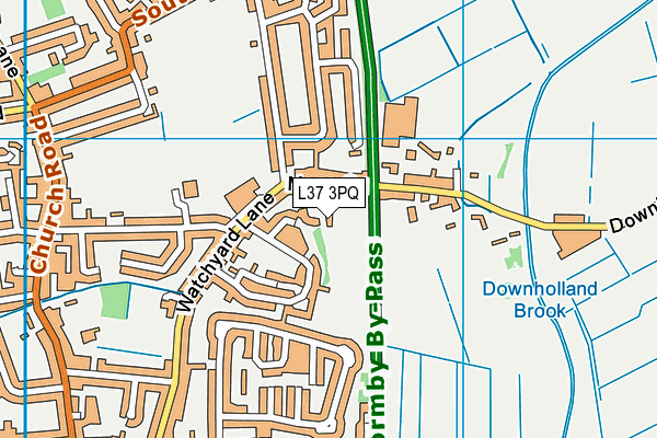 L37 3PQ map - OS VectorMap District (Ordnance Survey)