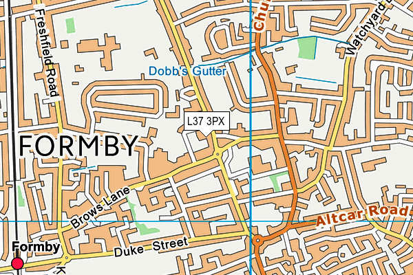 L37 3PX map - OS VectorMap District (Ordnance Survey)